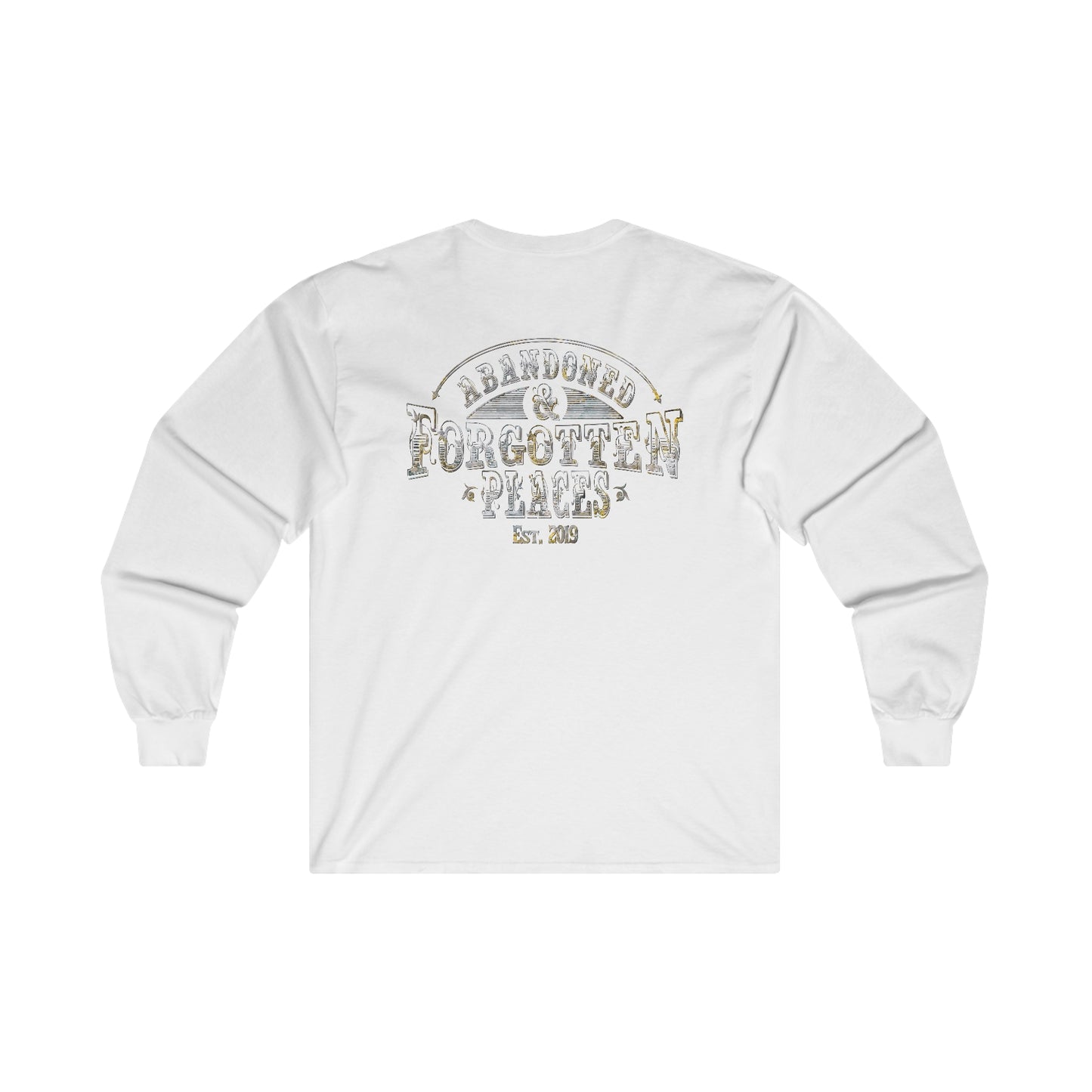Abandoned & Forgotten Places "Old Patina" Long Sleeve Cotton T-Shirt