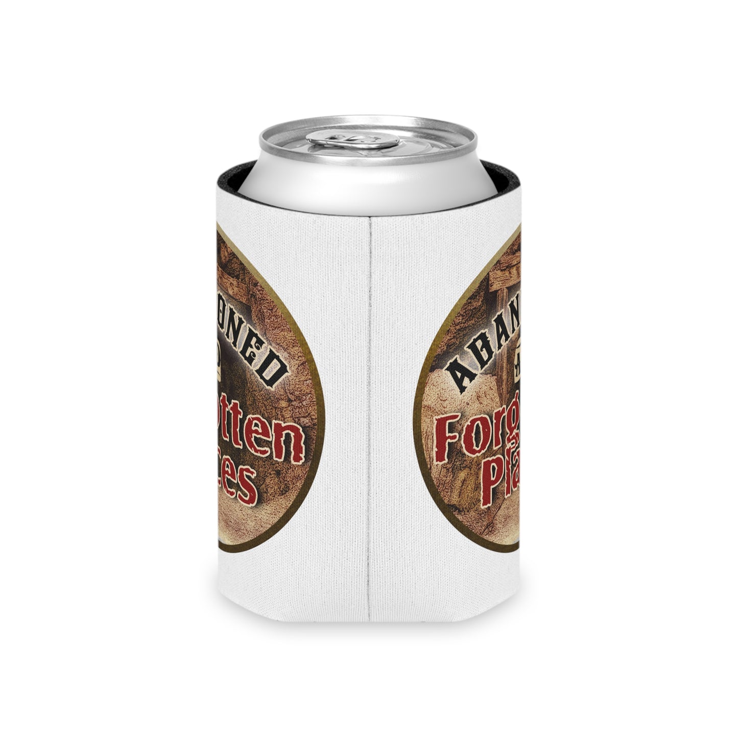 A&FP Logo Can Cooler (White)