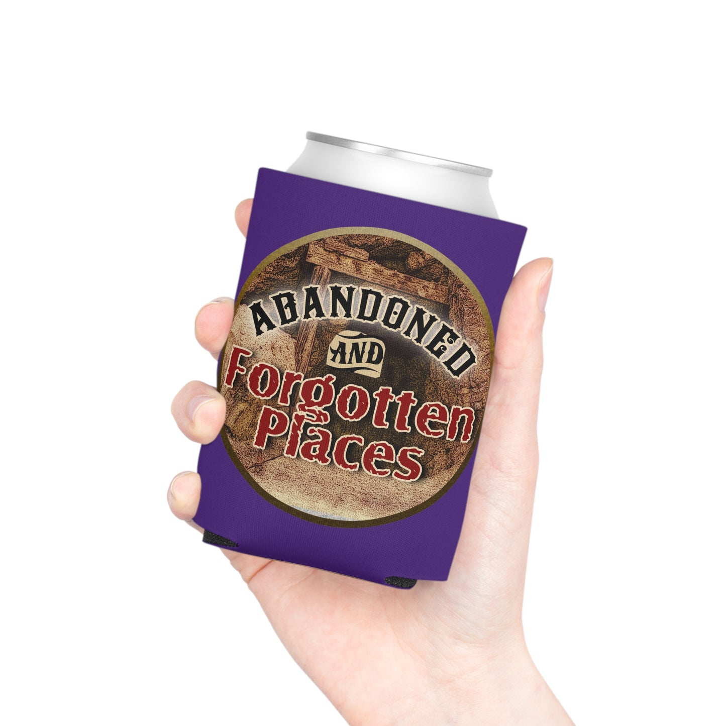 A&FP Logo Can Cooler (Purple)